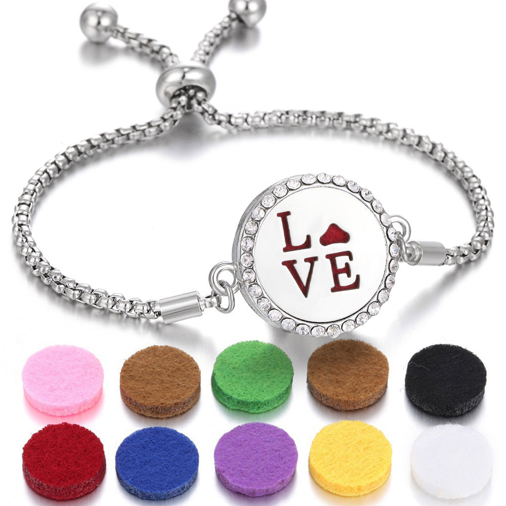 FragranceBloom Aromatherapy Charm Bracelet - One For All