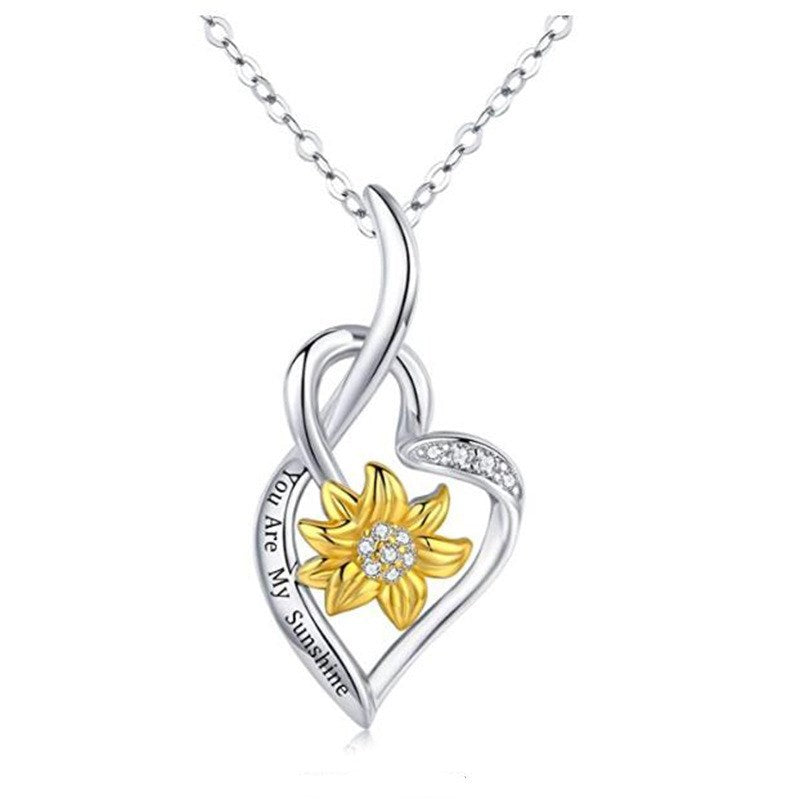 Sunshine Sunflower Pendant Necklace - One For All