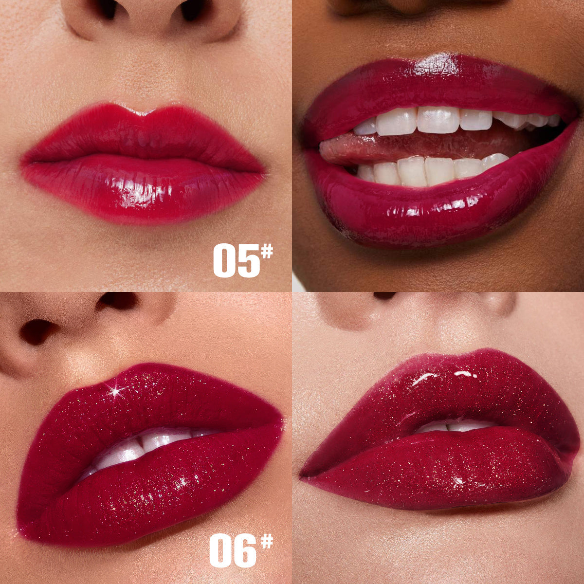 PHOFAY Rose Blooming Hydrating Lip Gloss Lipstick - One For All