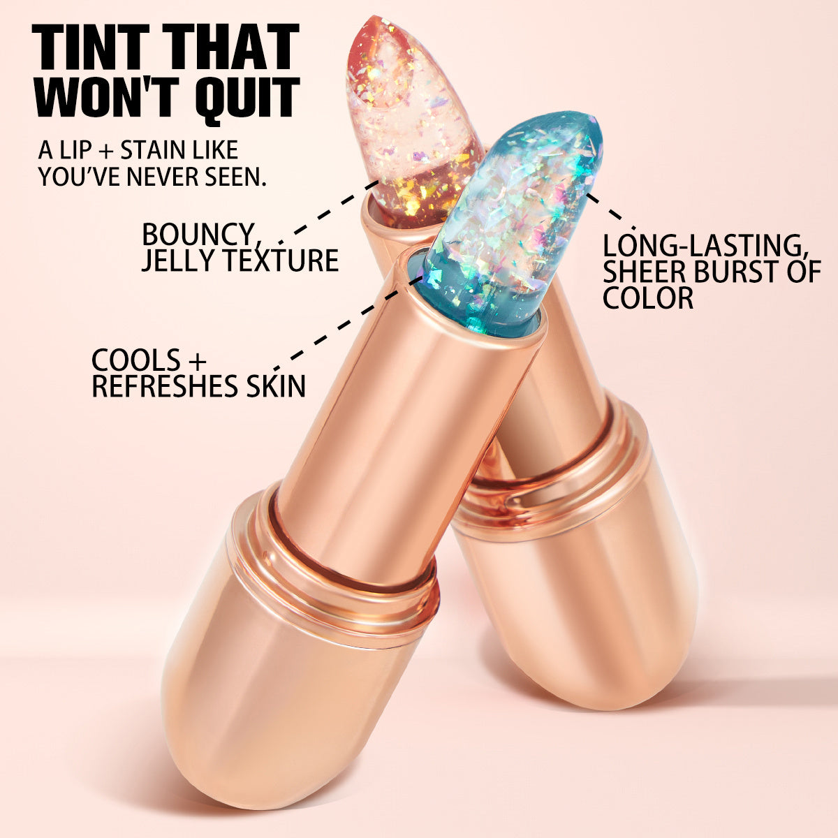 PHOFAY Moisturizing Jelly Warm Lipstick - One For All
