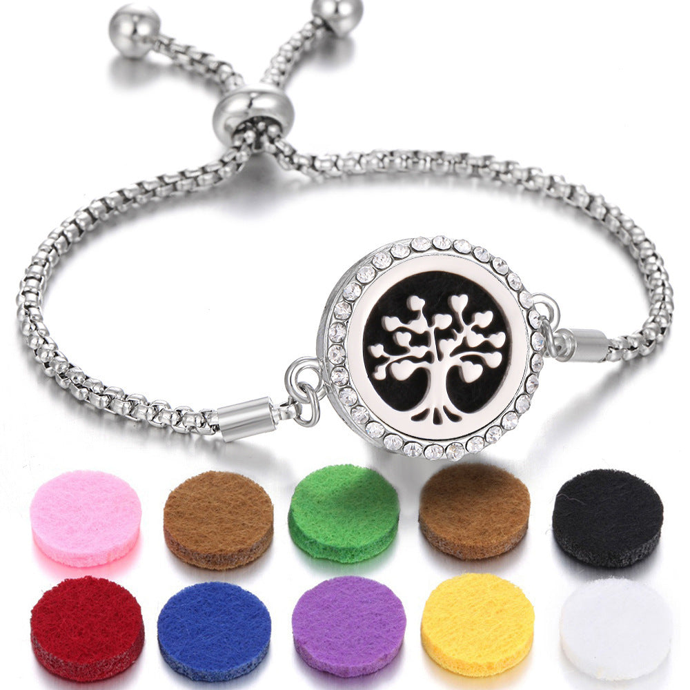 FragranceBloom Aromatherapy Charm Bracelet - One For All