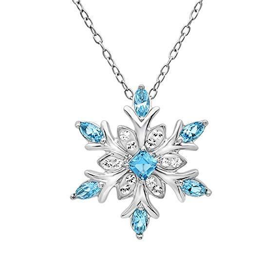 Crystal Snowflake Necklace - One For All