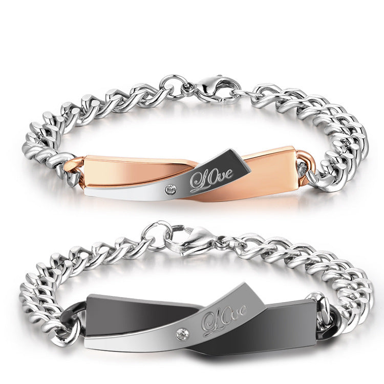 Couple Cross-design Bracelet - One For All