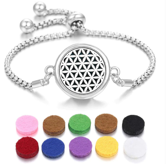 FragranceBloom Aromatherapy Charm Bracelet - One For All