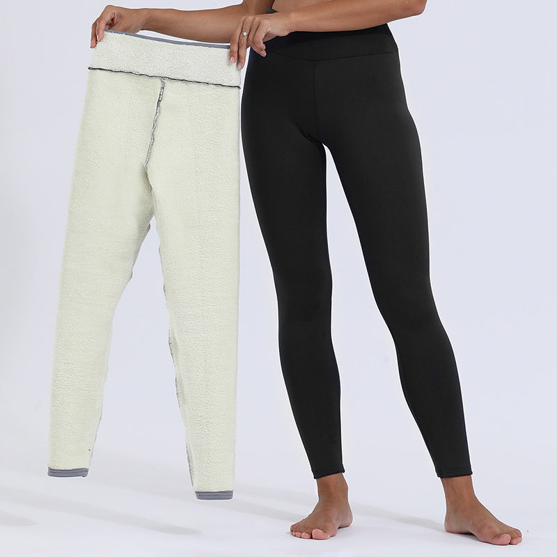 Winter Leggings Warm Thick High Stretch Lamb Cashmere Leggins Skinny Fitness Woman Pants - One For All