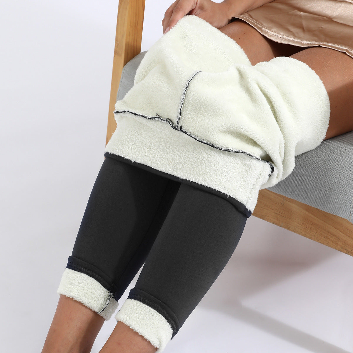 Winter Leggings Warm Thick High Stretch Lamb Cashmere Leggins Skinny Fitness Woman Pants - One For All