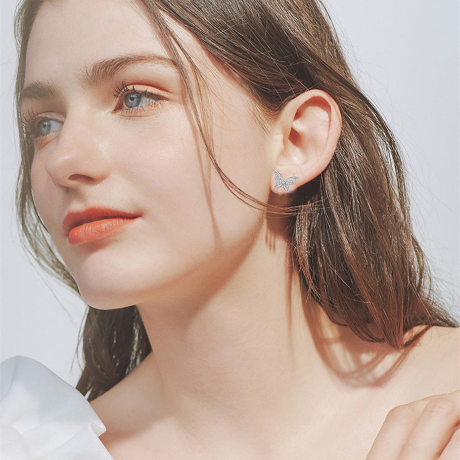 ✨ Sparkling Butterfly Stud Earrings 🦋 - One For All