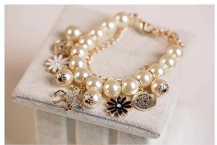 Pearl Flower Bracelet Jewelry - One For All