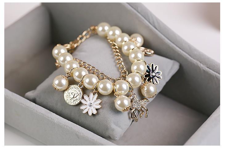 Pearl Flower Bracelet Jewelry - One For All