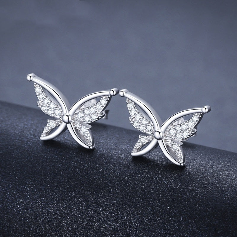 ✨ Sparkling Butterfly Stud Earrings 🦋 - One For All