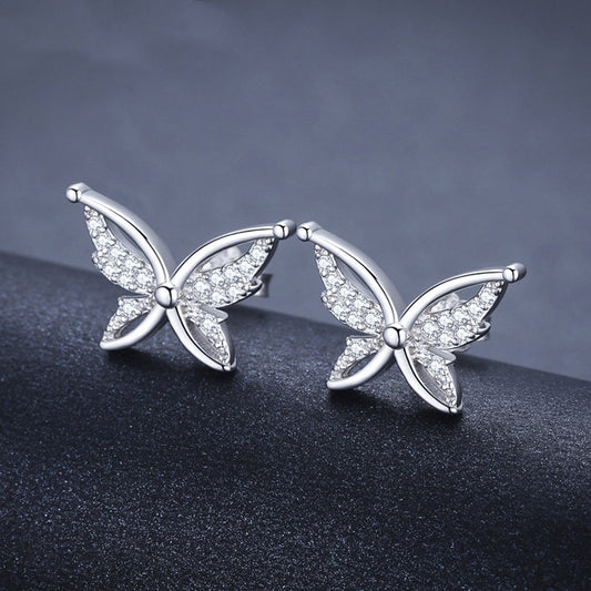 ✨ Sparkling Butterfly Stud Earrings 🦋 - One For All
