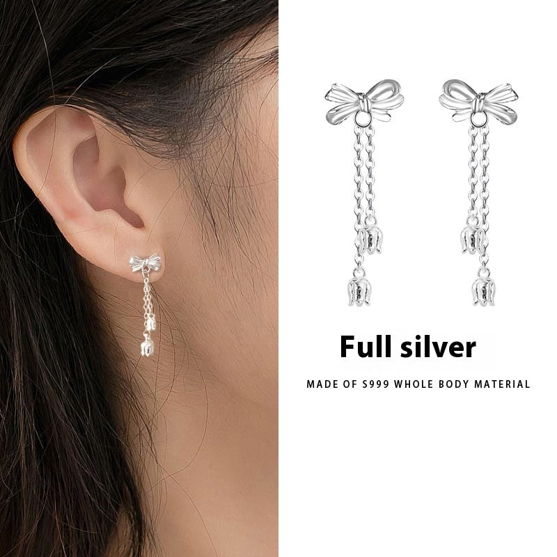 TribalBloom Bow Tassel Earrings - One For All