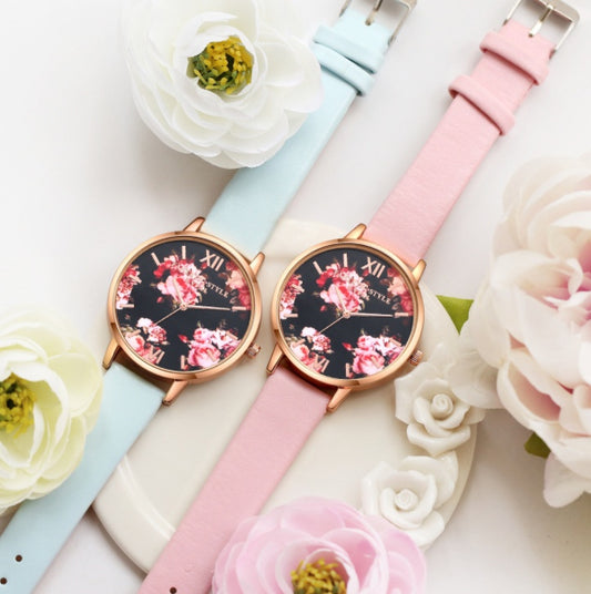 ⌚ BellaRose™ Heart Dial Women's Watches – Rose Gold Quartz Timepiece with Leather Strap 💖 - One For All