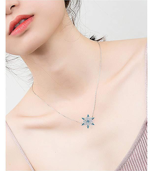 Crystal Snowflake Necklace - One For All