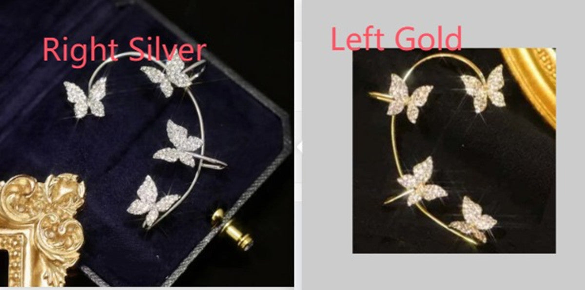 🦋 Fashion Butterfly Earrings for Women – Clip-On & Hook Style | Trendy Lightweight Jewelry Gift 🦋 - One For All