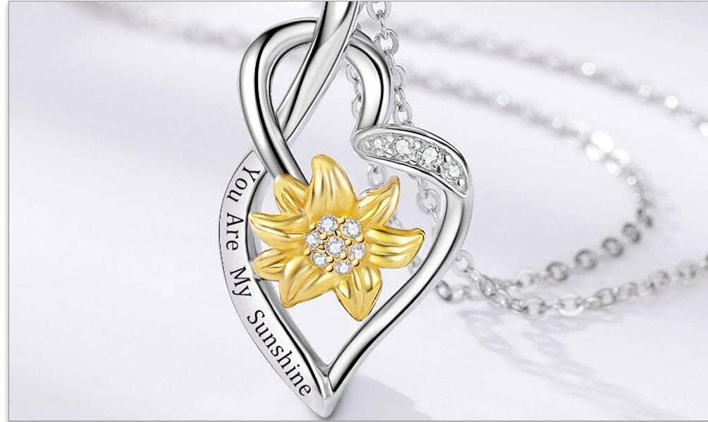 Sunshine Sunflower Pendant Necklace - One For All