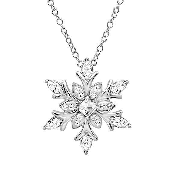 Crystal Snowflake Necklace - One For All