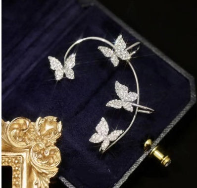 🦋 Fashion Butterfly Earrings for Women – Clip-On & Hook Style | Trendy Lightweight Jewelry Gift 🦋 - One For All