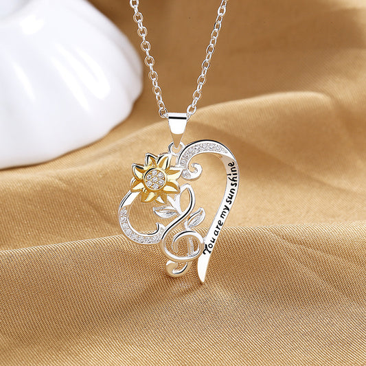 💛 Two-Color Sunflower Pendant Chain 💖 - One For All