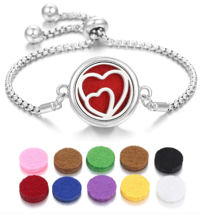 FragranceBloom Aromatherapy Charm Bracelet - One For All