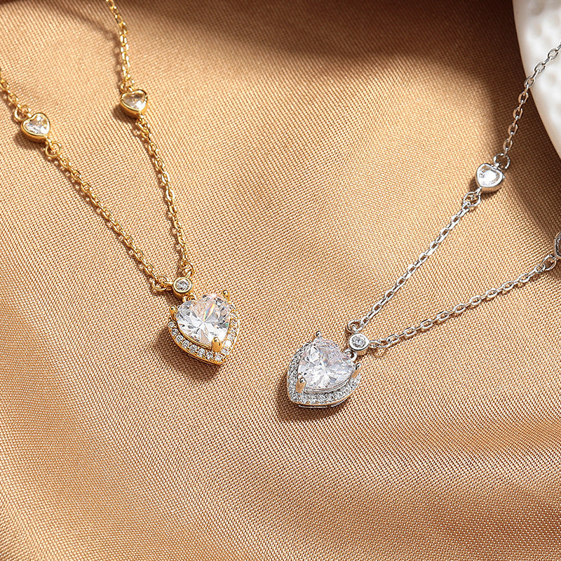 Dainty Clavicle Necklace – Elegant Light Luxury Gift - One For All