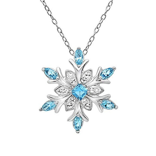 Crystal Snowflake Necklace - One For All