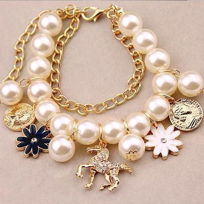 Pearl Flower Bracelet Jewelry - One For All