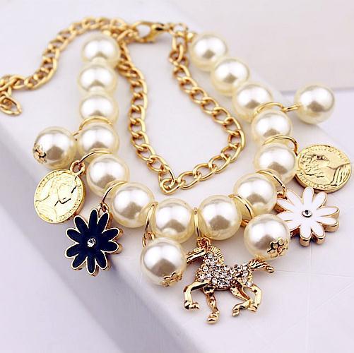 Pearl Flower Bracelet Jewelry - One For All
