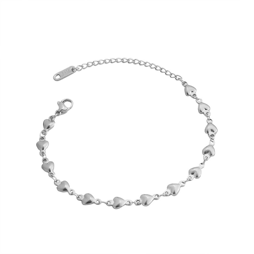 ✨ HeartGlow Chain Bracelet – Sleek Gold Finish 🌟 - One For All