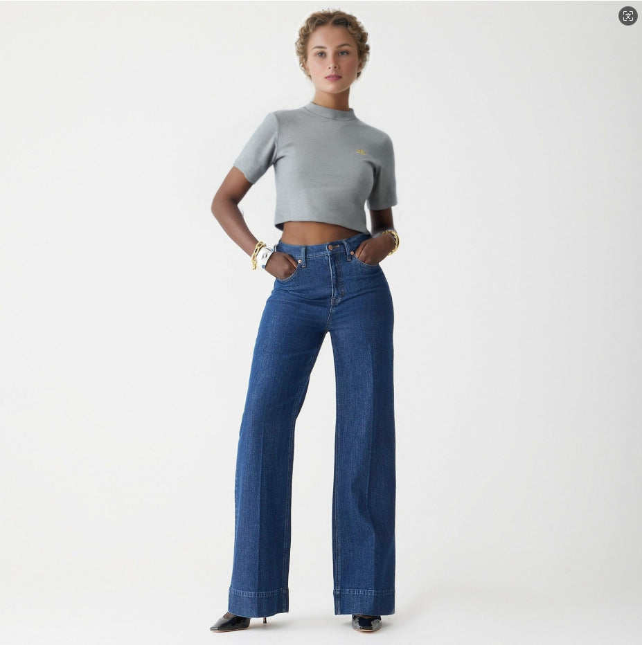 Loose Elastic Jeans – Stylish, Comfy Trousers - One For All