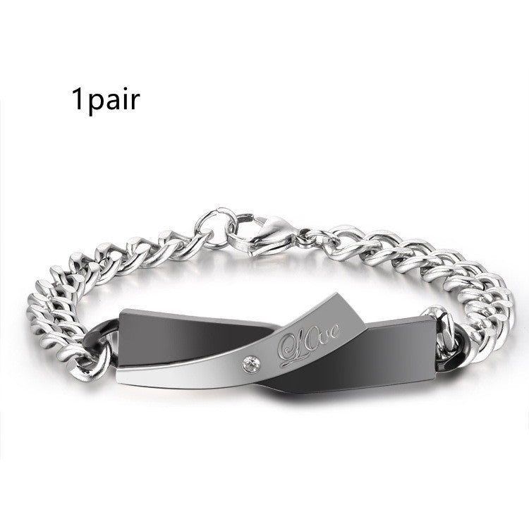 Couple Cross-design Bracelet - One For All
