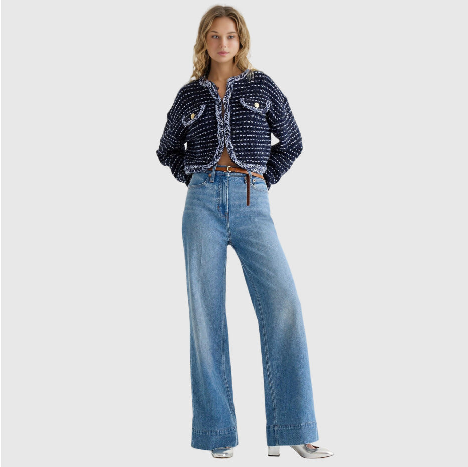 Loose Elastic Jeans – Stylish, Comfy Trousers - One For All