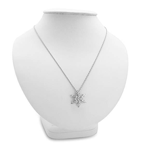 Crystal Snowflake Necklace - One For All