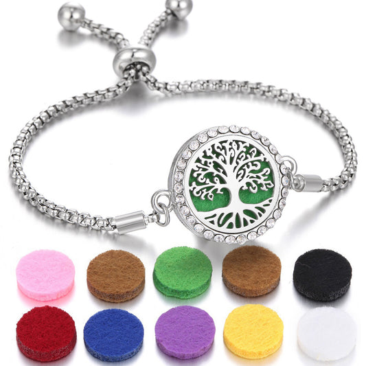 FragranceBloom Aromatherapy Charm Bracelet - One For All