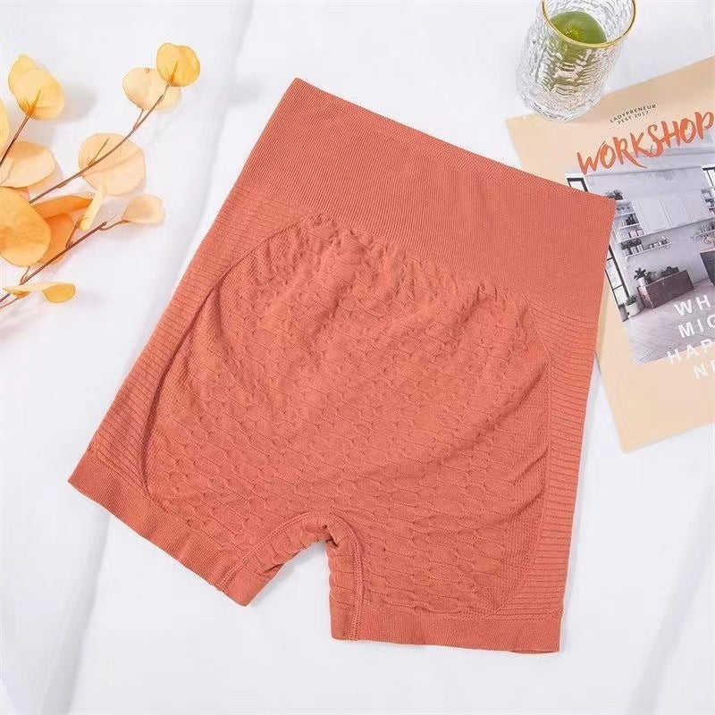 Grid Design Shorts Gym Yoga High Waist Fitness Sports Pants Women - One For All