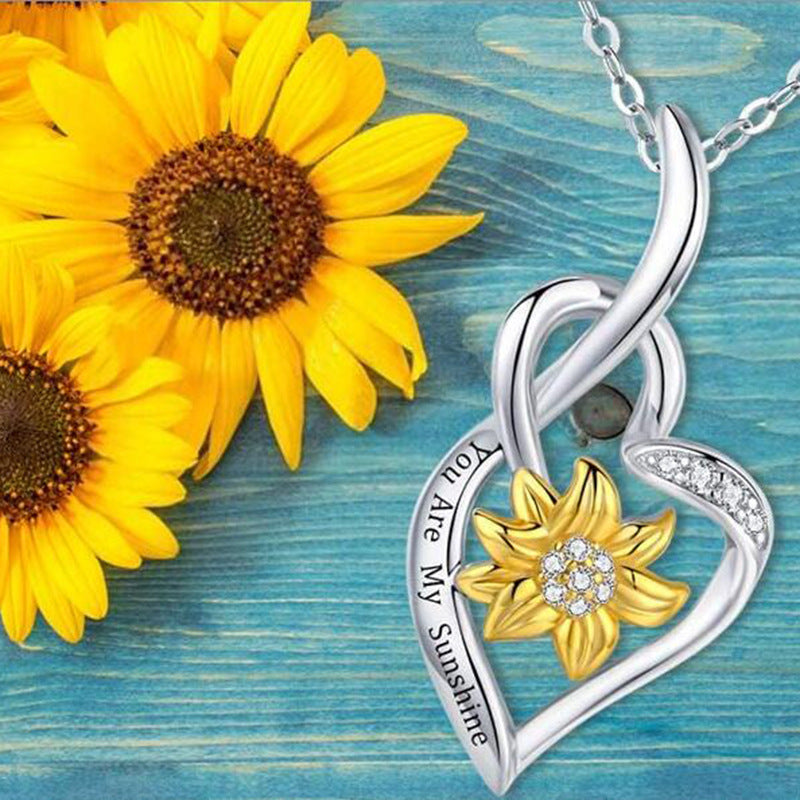 Sunshine Sunflower Pendant Necklace - One For All