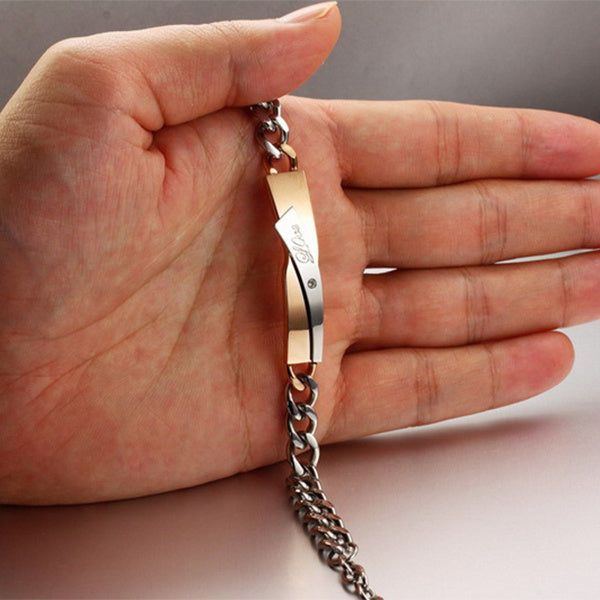 Couple Cross-design Bracelet - One For All