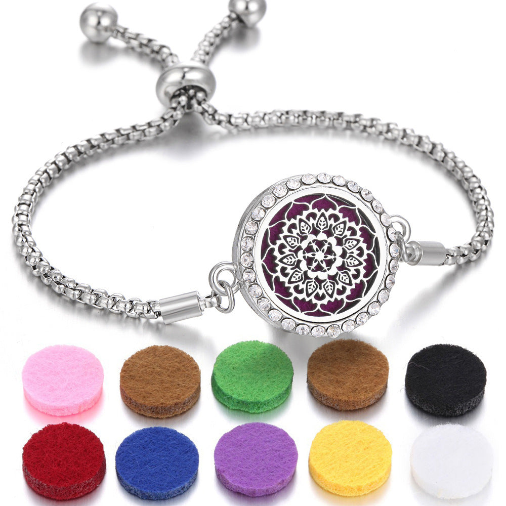 FragranceBloom Aromatherapy Charm Bracelet - One For All
