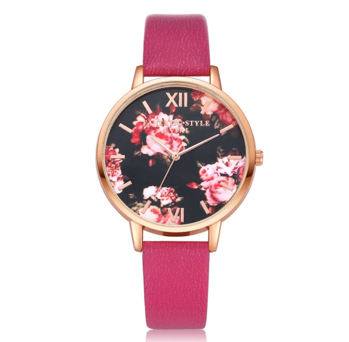 ⌚ BellaRose™ Heart Dial Women's Watches – Rose Gold Quartz Timepiece with Leather Strap 💖 - One For All