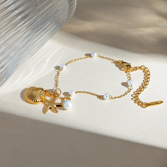 Pearl Chain Bracelet - One For All