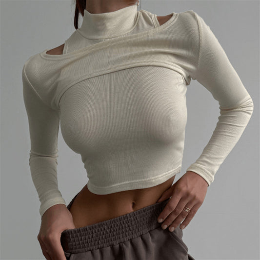 Stylish Two-Piece Crop Tops - One For All
