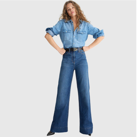 Loose Elastic Jeans – Stylish, Comfy Trousers - One For All