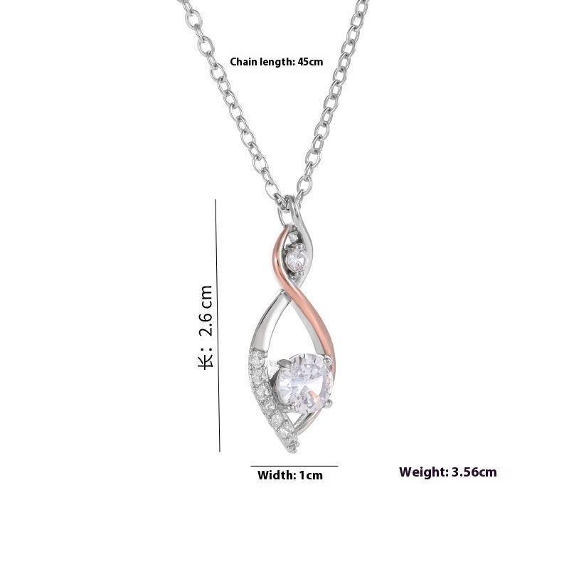 Stylish Two-Color Electroplating Necklace 💫 - One For All