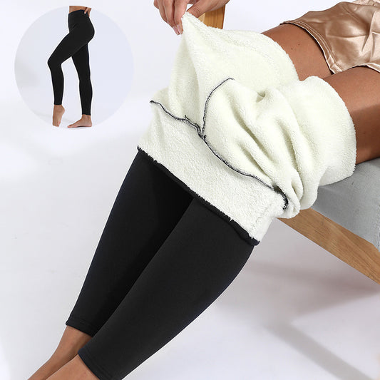 Winter Leggings Warm Thick High Stretch Lamb Cashmere Leggins Skinny Fitness Woman Pants - One For All