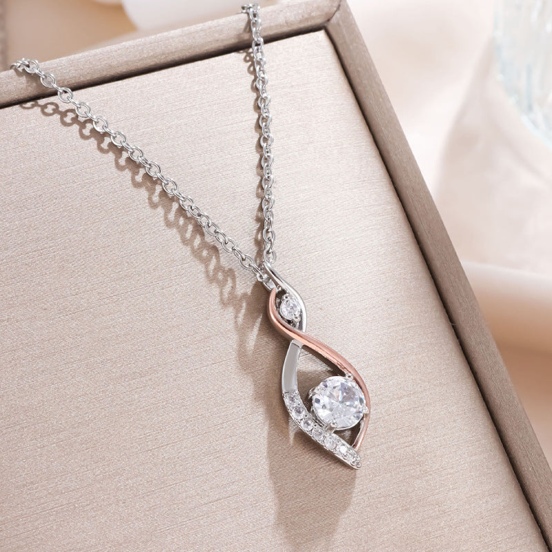 Stylish Two-Color Electroplating Necklace 💫 - One For All