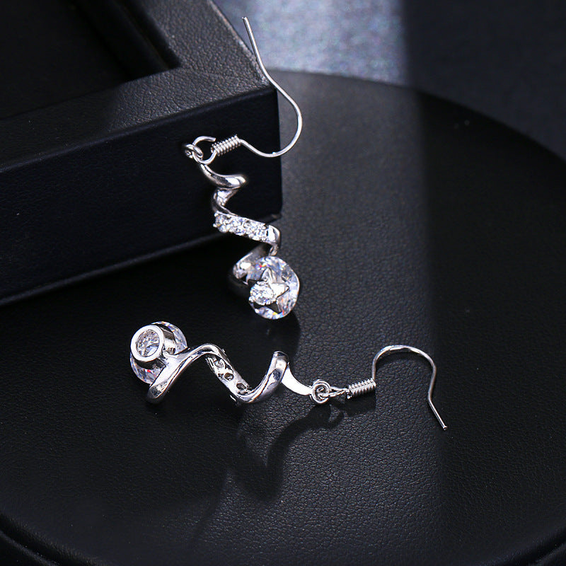 GalaxyCurl Zircon Hook Earrings - One For All