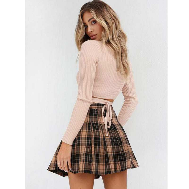 V-Neck Slim Fit Crop Top - One For All