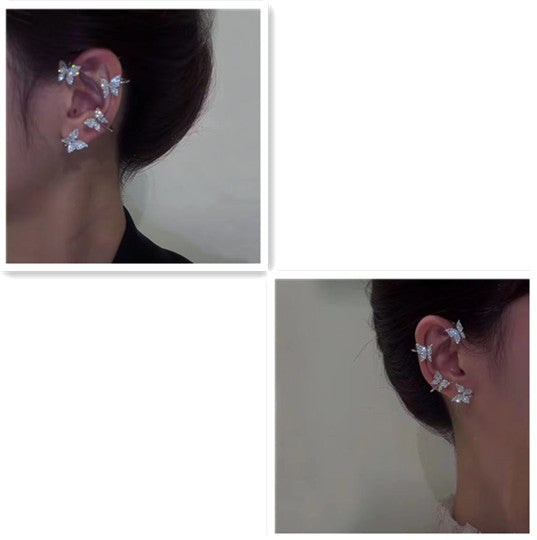 🦋 Fashion Butterfly Earrings for Women – Clip-On & Hook Style | Trendy Lightweight Jewelry Gift 🦋 - One For All