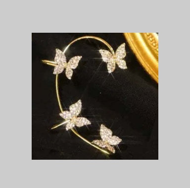 🦋 Fashion Butterfly Earrings for Women – Clip-On & Hook Style | Trendy Lightweight Jewelry Gift 🦋 - One For All