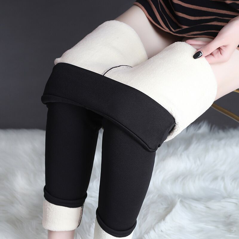 Winter Leggings Warm Thick High Stretch Lamb Cashmere Leggins Skinny Fitness Woman Pants - One For All